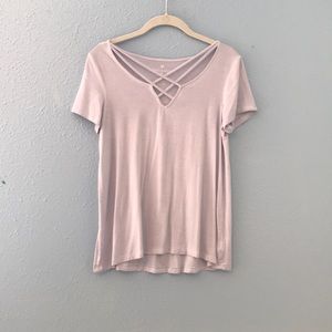 American Eagle Lavender Soft and Sexy Top